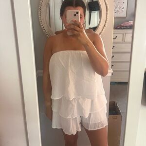 MOD on trend strapless romper